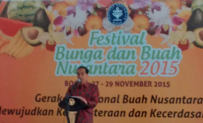 Revolusi Oranye Diserukan Presiden Dukung Produksi dan Konsumsi Buah Lokal